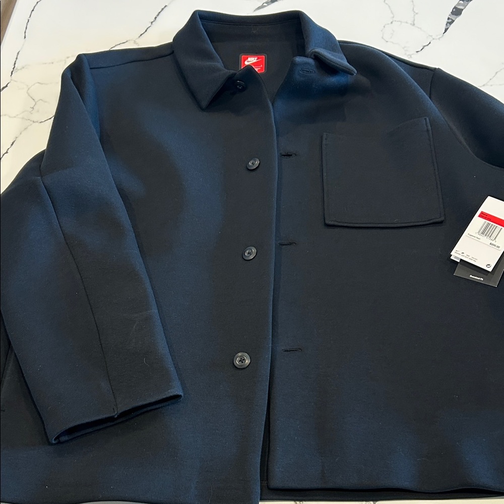Nike Men's Black Shirt Jacket